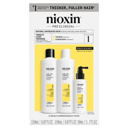 Nioxin - System Kit 1, Cleanser, Scalp, Therapy, Scalp Treatment